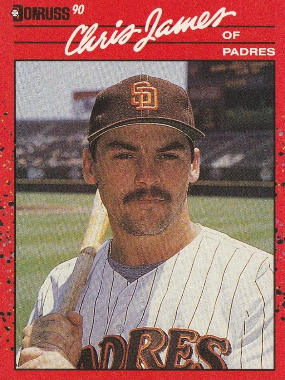 Chris James - Donruss 90 Baseball Card
